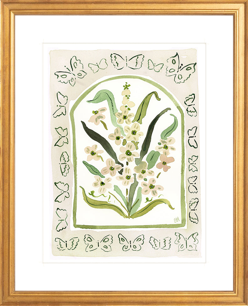 The "Botanical Rainbow Taupe" Fine Art Print