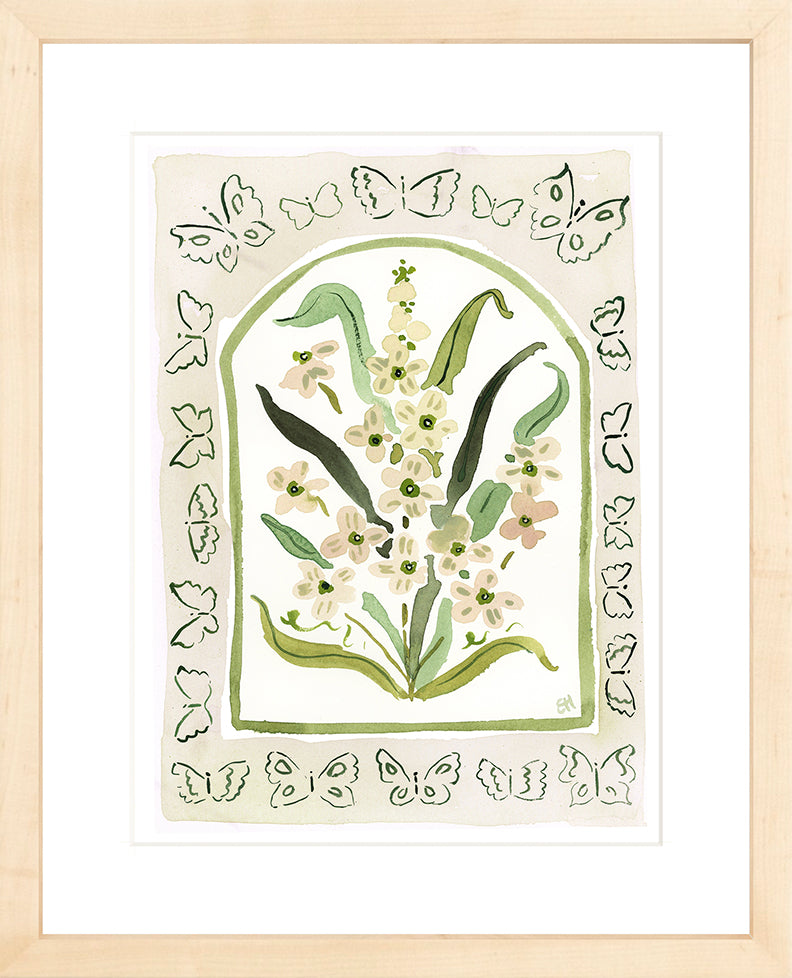 The "Botanical Rainbow Taupe" Fine Art Print