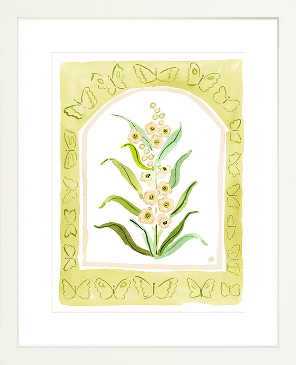 The "Botanical Rainbow Chartreuse" Fine Art Print