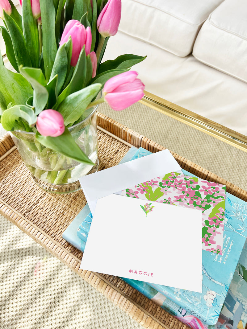 Sunshine Petals Print Notecard Set