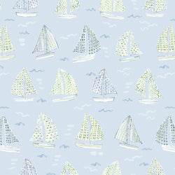 Sailboats Fabric