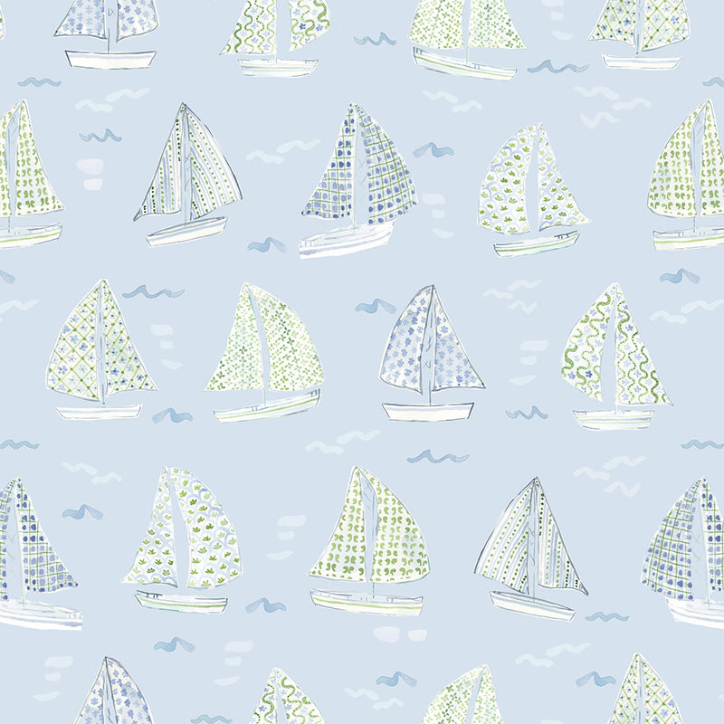 Sailboats Fabric