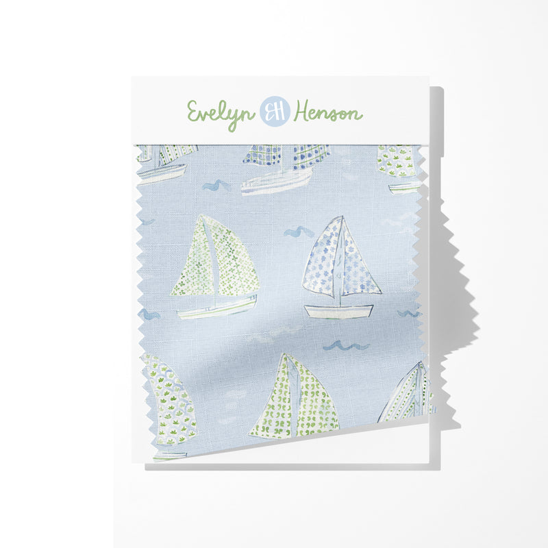 Sailboats Fabric