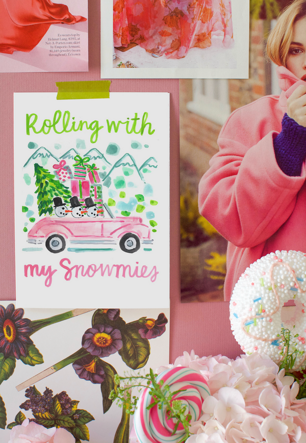 Holiday Snowmies Card