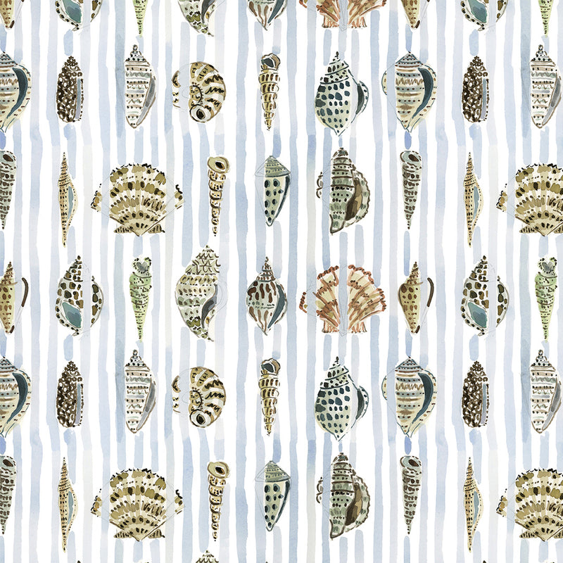 Seashell Stripe Fabric