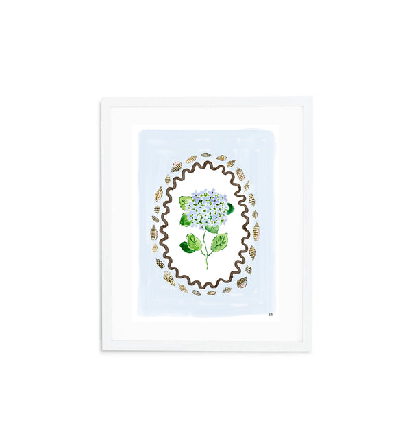 The "Riding Hydrangea Waves" Fine Art Print