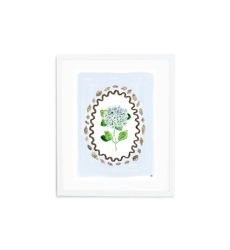 The "Riding Hydrangea Waves" Fine Art Print