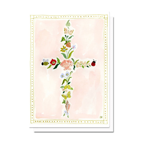 Seaside Cross Card