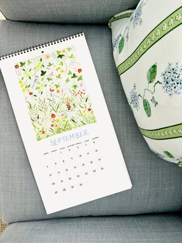 2026 Chinoiserie Wall Calendar