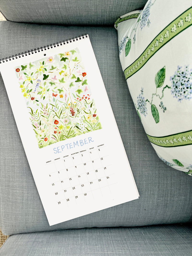 2026 Chinoiserie Wall Calendar