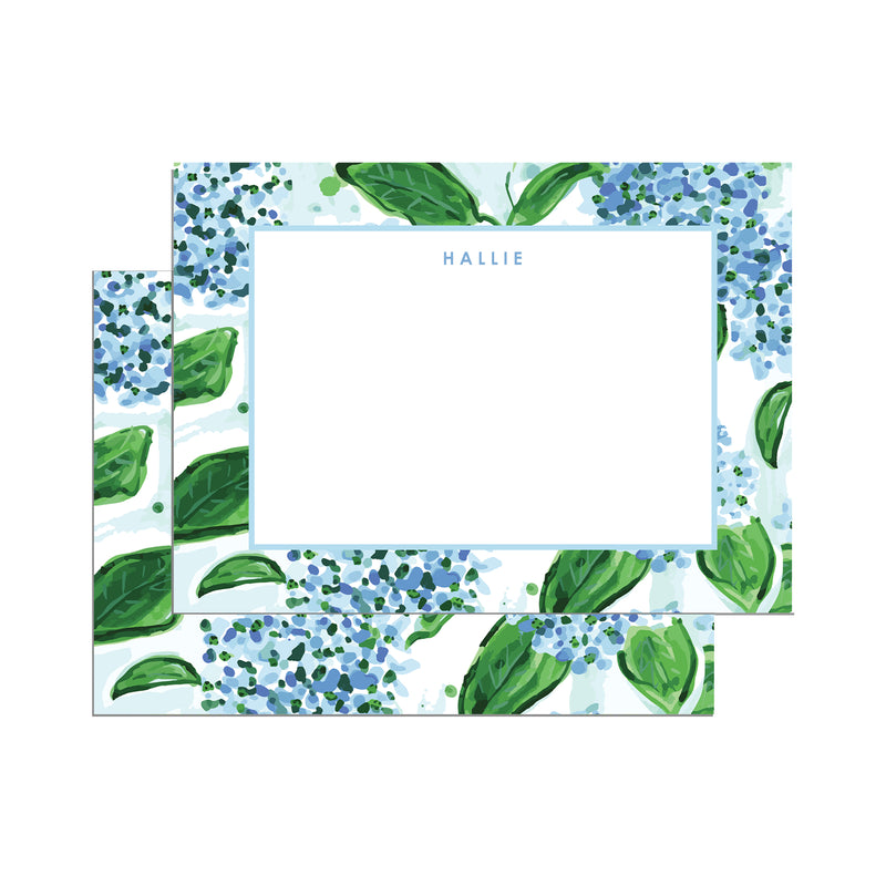 Hydrangea Print Notecard Set