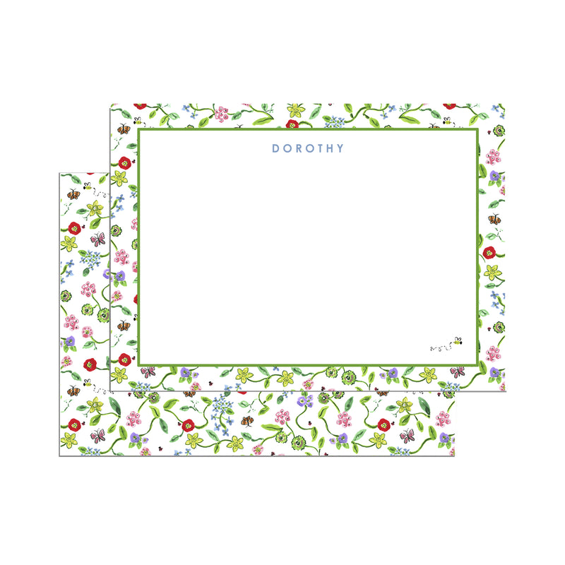 Bisou Blooms Print Notecard Set