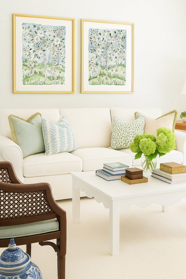 The "Taking Root No. 1" Chinoiserie Fine Art Print