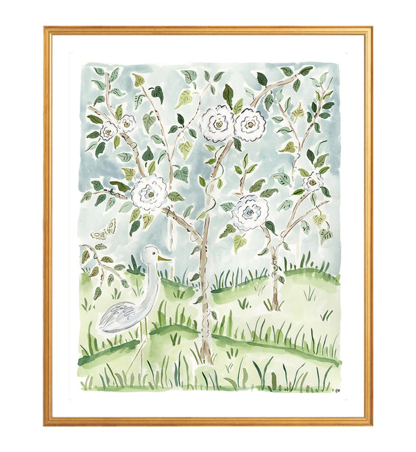 The "Taking Root No. 1" Chinoiserie Fine Art Print