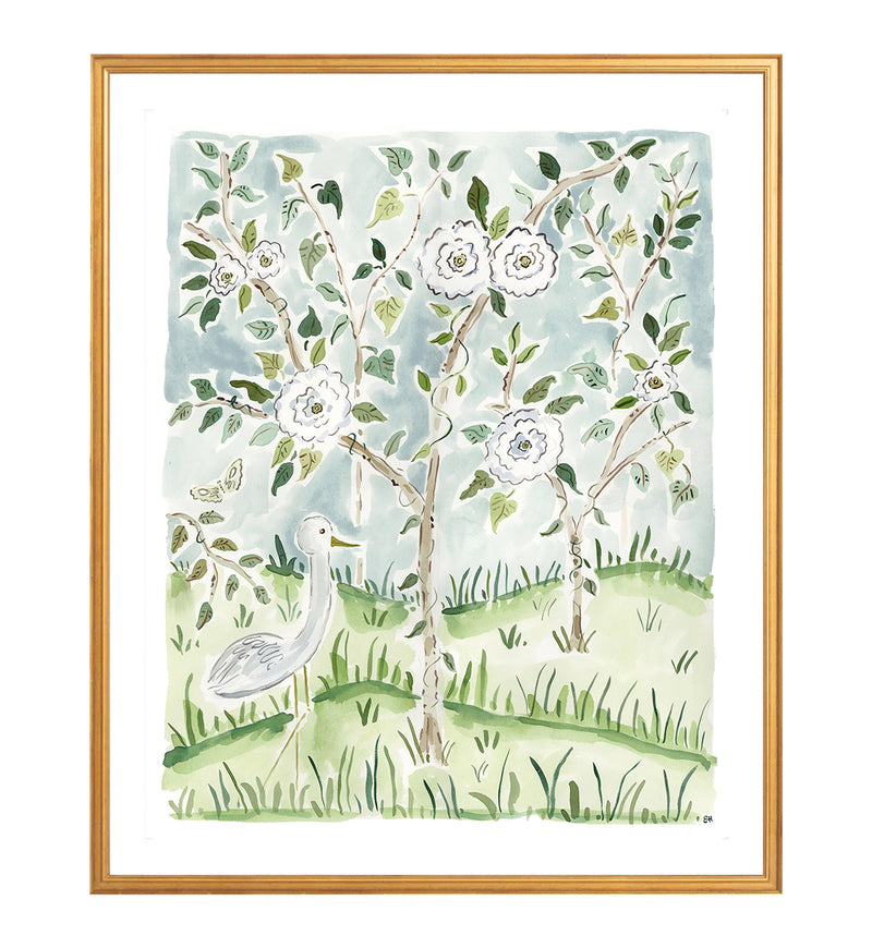 The "Taking Root No. 1" Chinoiserie Fine Art Print