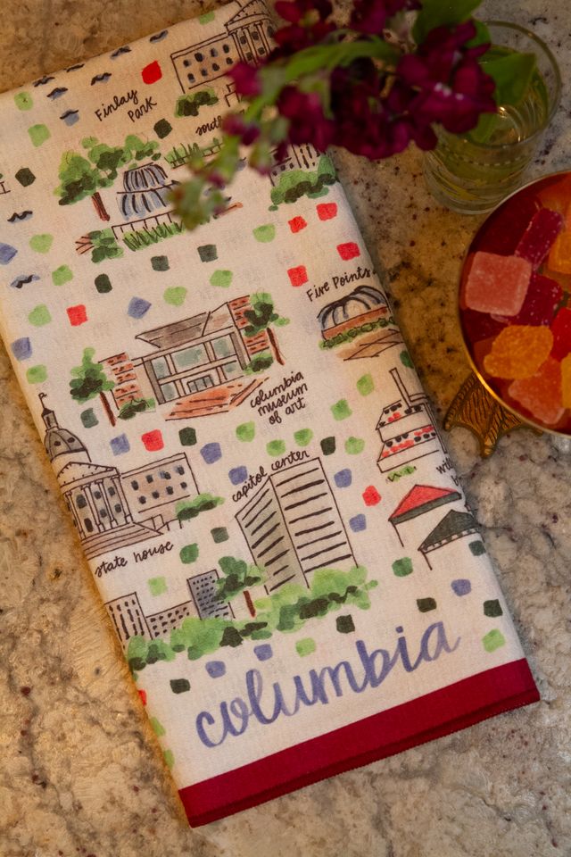 Columbia Double-Sided Tea Towel
