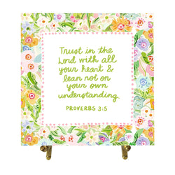 Proverbs 3:5 Watercolor Verse Card
