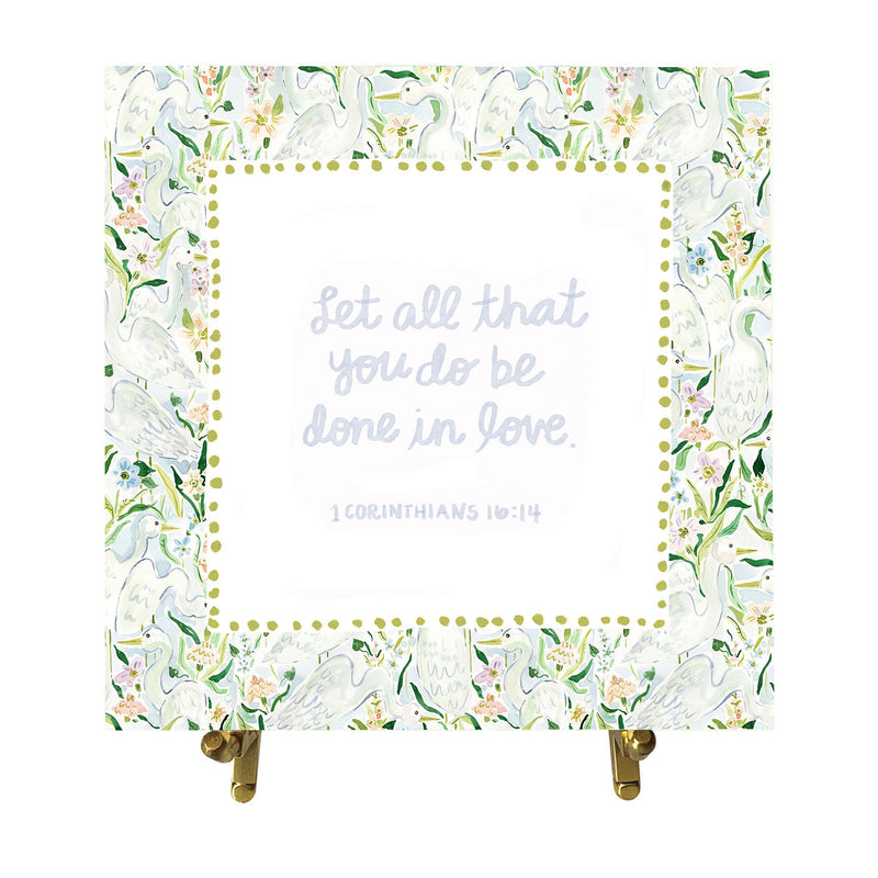 1 Corinthians 16:14 Watercolor Verse Card