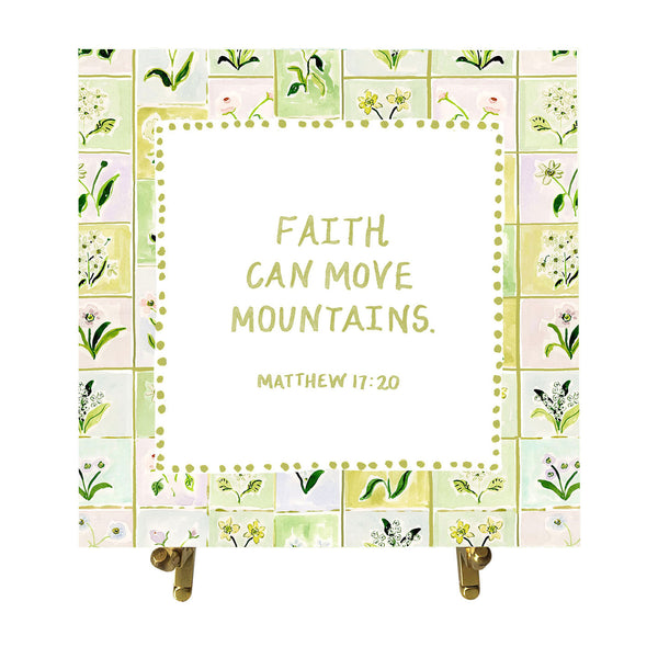 Matthew 17:20 Watercolor Verse Card