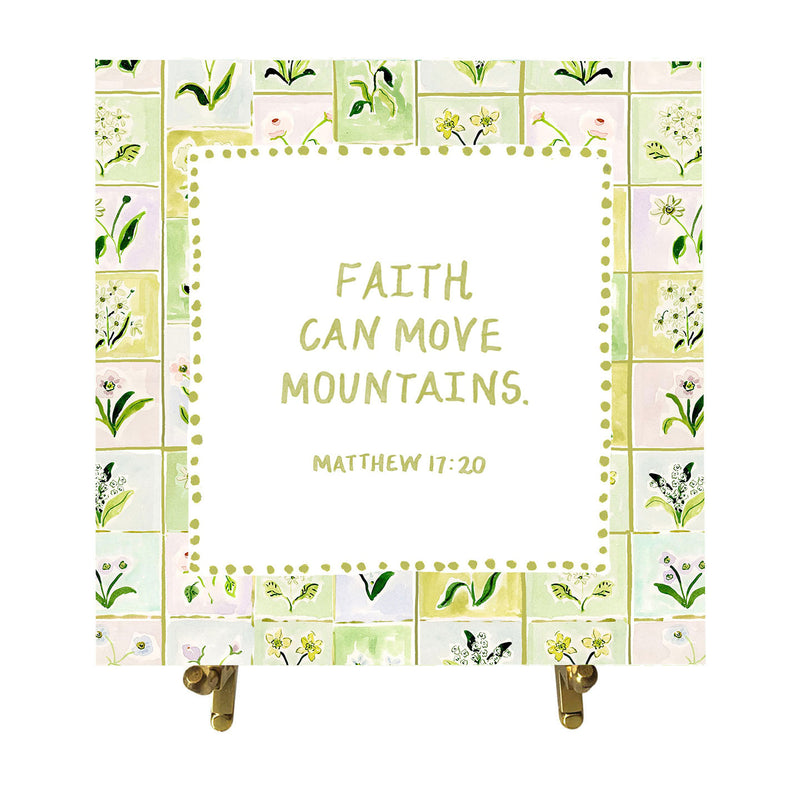 Matthew 17:20 Watercolor Verse Card