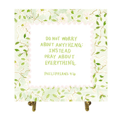Philippians 4:6 Watercolor Verse Card