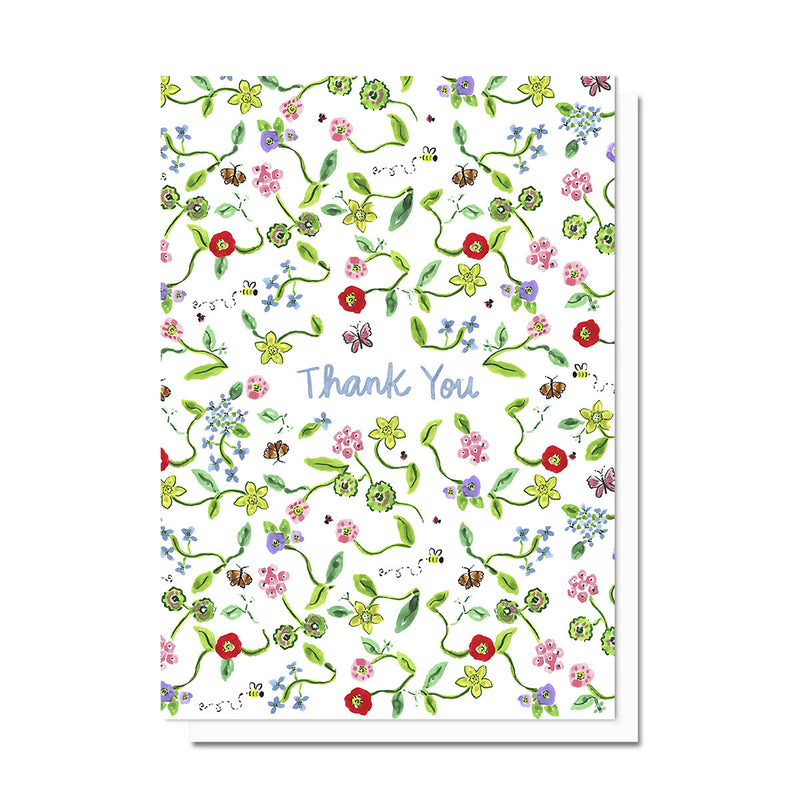 Thank You Card, Bisou Bloom Print