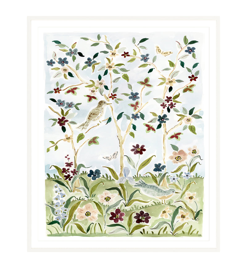 The "Down to Earth No. 1" Chinoiserie Fine Art Print