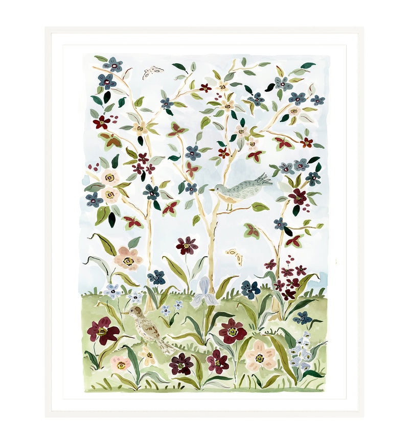 The "Down to Earth No. 2" Chinoiserie Fine Art Print