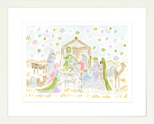 The "Nativity Scene No. 2" Fine Art Print