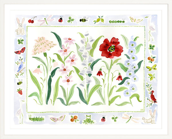 The "Field Day Charms" Fine Art Print, Flower Charms Series