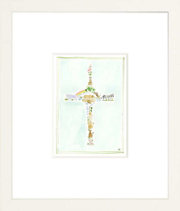 "Noah's Ark Cross" Fine Art Print