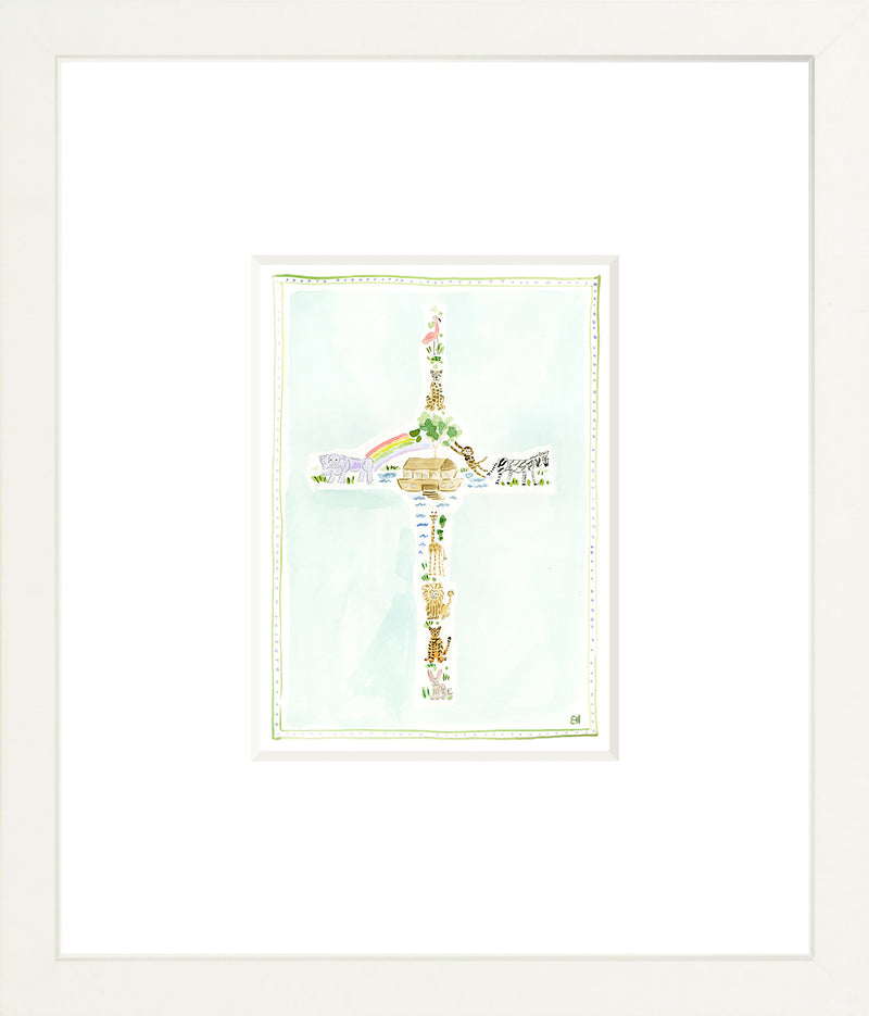 "Noah's Ark Cross" Fine Art Print
