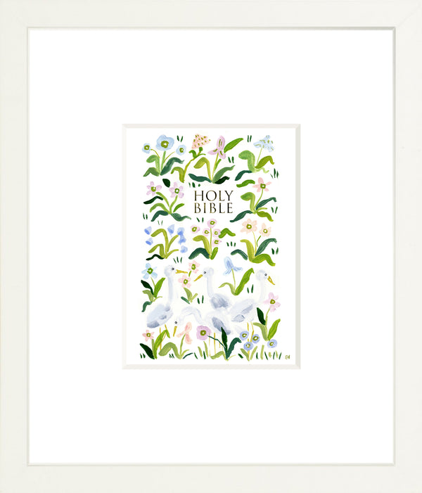 "Heron Garden Bible" Fine Art Print