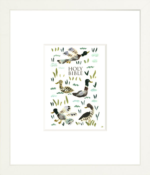 "Mallard Ball Bible" Fine Art Print