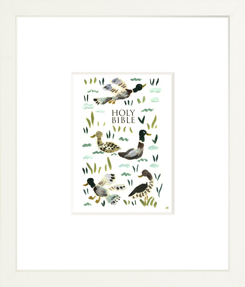 "Mallard Ball Bible" Fine Art Print