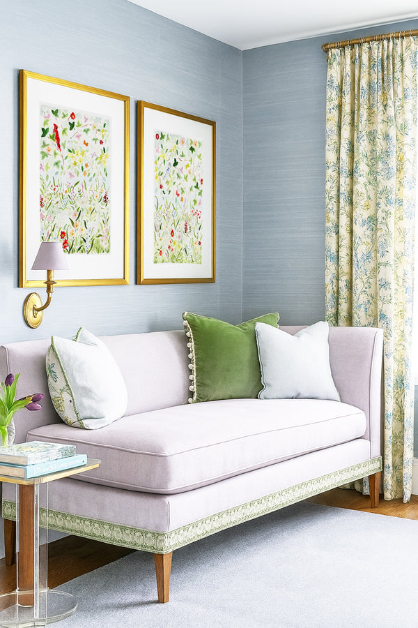 The "Wildflower Songs No. 1" Chinoiserie Fine Art Print