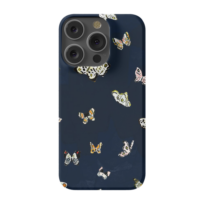 Butterfly Season (Navy) Phone Case