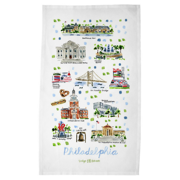 Philadelphia, PA Tea Towel