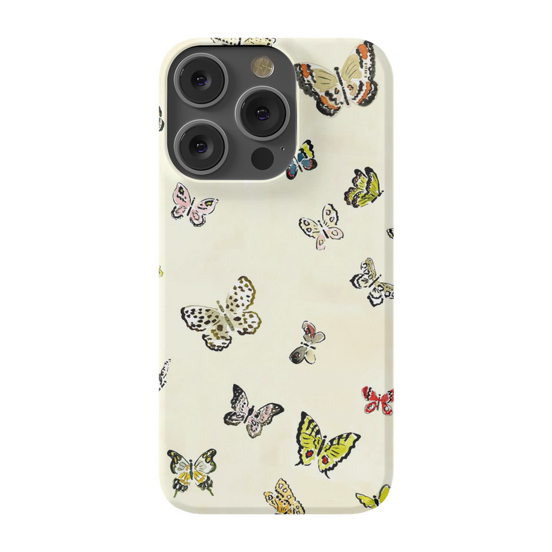 Butterfly Season (Beige) Phone Case