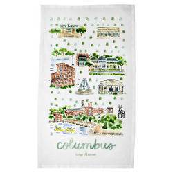 Columbus, GA Tea Towel