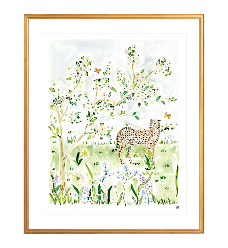 The "Chinoiserie Garden Safari No. 1" Fine Art Print