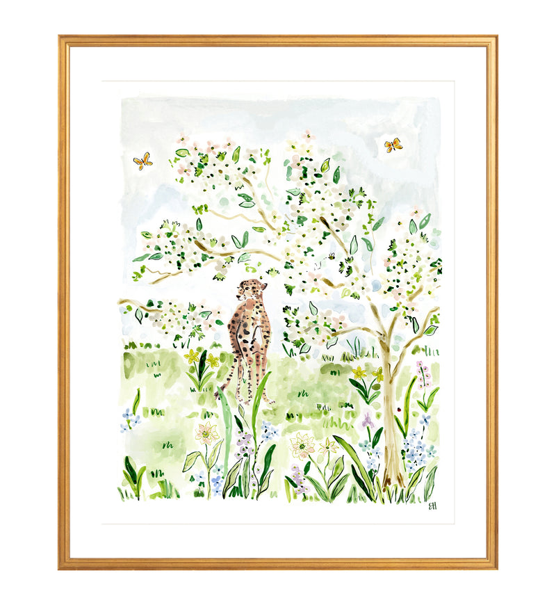 The "Chinoiserie Garden Safari No. 2" Fine Art Print