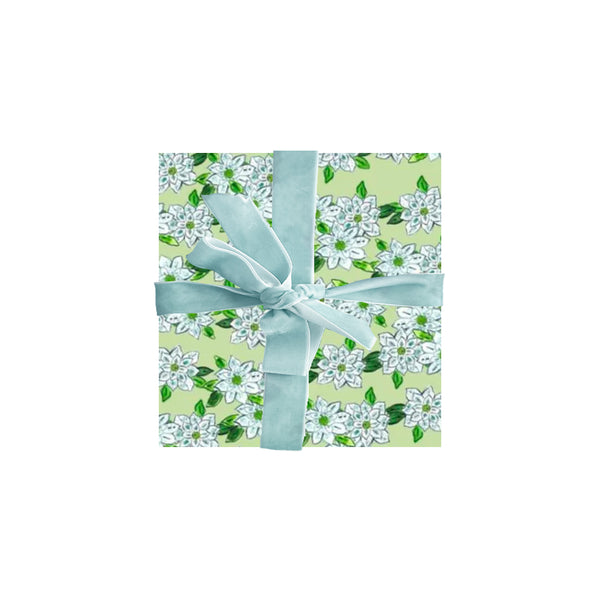 Holiday Poinsettas Wrapping Paper