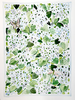 Bloom Chica Bloom No. 4, Original 18x24 Watercolor