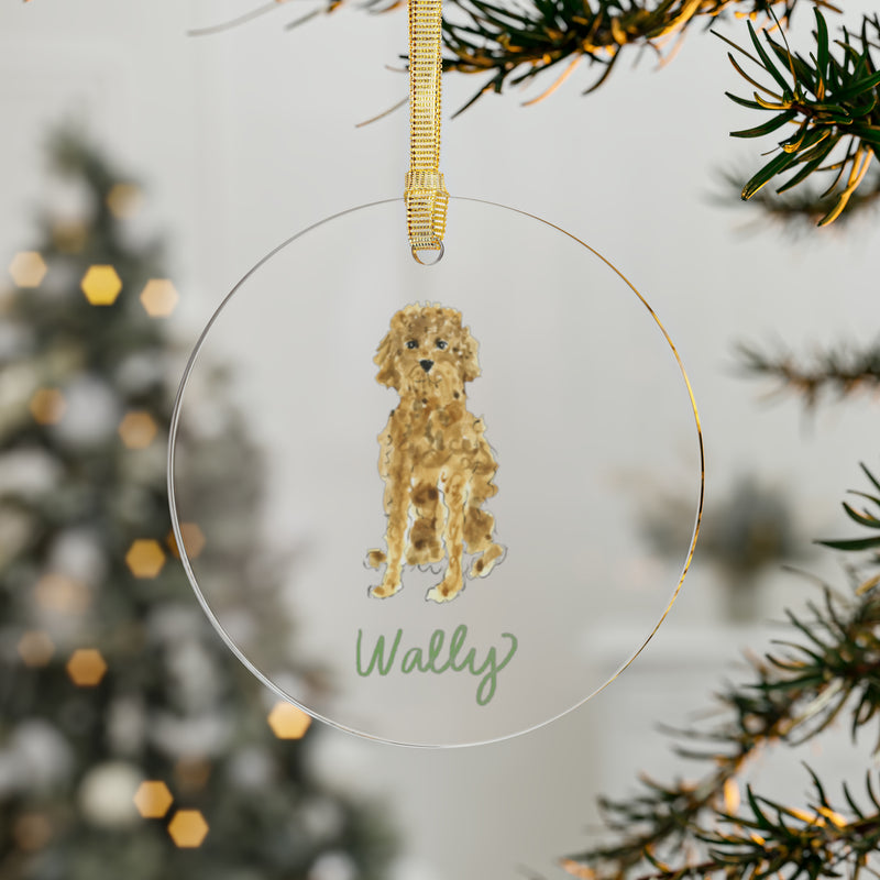 Personalized Dog Ornament