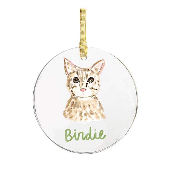 Personalized Cat Ornament