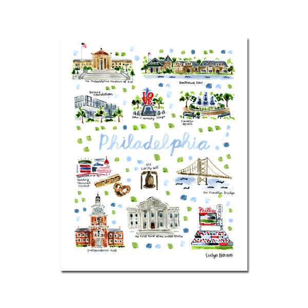 "Philadelphia, PA" Fine Art Print