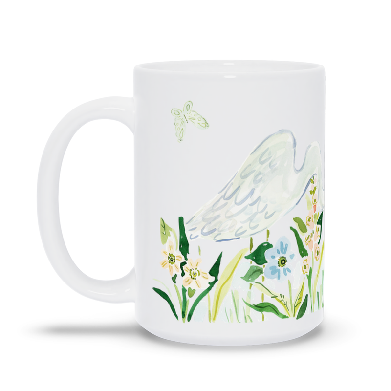 Heron Garden Mug