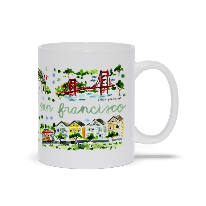 San Francisco, CA Map Mug