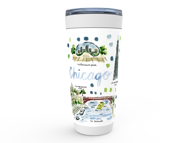 Chicago, IL Map Tumbler